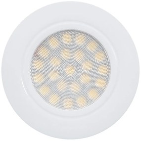 Faro da incasso LED 220V 4W IP44 foro ø56mm - 60mm Bianco Colore Bianco Naturale 4.200K