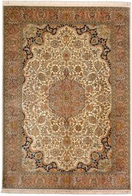 Cashmere Silk Tappeto orientale 240 x 170 Beige (Indian) Annodato A Mano