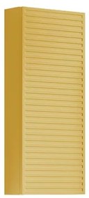 Pensile bagno Pixel laccato opaco giallo sole, 1 anta apertura da sinistra P 17 x L 30 x H 80 cm