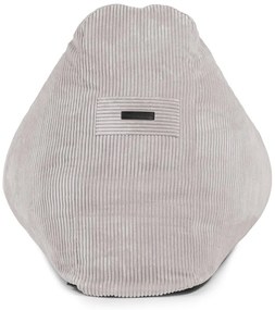 Puof a sacco marrone con rivestimento in velluto a coste Snug 100 – SLOWDOWN