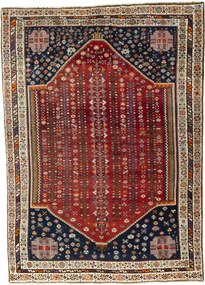 Shiraz Tappeto persiano 290 x 210 Rosso (Iran) Annodato A Mano
