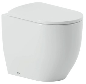 Wc a Terra Senza Brida The ArtCeram "Monet" Bianco Lucido