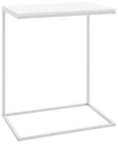 Tavolino da Salotto Bianco 55x35x66 cm in Legno Multistrato