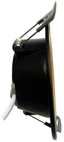 Lampada LED da incasso LED/7,5W/230V 4000K nero/oro