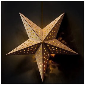 Solight 1V293 - Decorazione natalizia a LED 20xLED/2xAA, stella beige con luce bianca calda