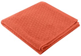 Asciugamano viso albicocca 50x100 cm in cotone Pop Corn