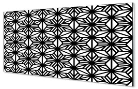 Quadro acrilico Pattern geometrico floreale 100x50 cm