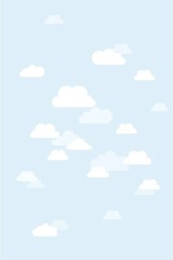 Fotomurale ESTA Nuvole, Bianco fondo azzurro 186X280 cm