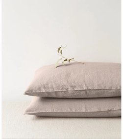 Federa di lino marrone chiaro , 70 x 90 cm Portobello - Linen Tales