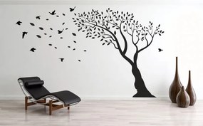 Adesivo murale per interni con motivo ad albero 200 x 200 cm