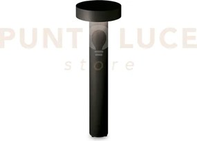 Tesla paletto ip44 4 luci attacco g9 60cm luce verso il basso nero