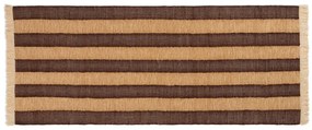 ferm LIVING - Ives Runner 80x200 Tan/Chocolate ferm LIVING