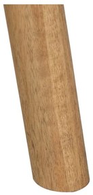 Tavolino da salotto rotondo di colore naturale in mango massiccio ø 60 cm Mao – Ixia