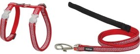 Imbracatura per Cani Red Dingo Union Jack 21-35 cm Rosso