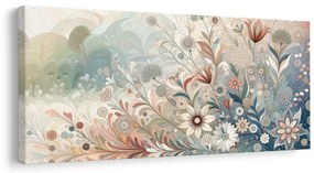 Quadro su tela – Composizione floreale stilizzata