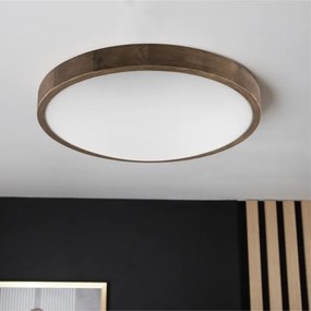 Brilagi - Lampada LED da soffitto CARVALHO SLIM 3xE27/60W/230V noce 47 cm