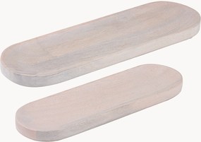 Set di 2 vassoi da portata in legno di mango fatti a mano Hampton