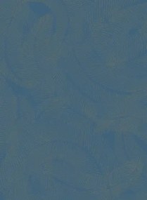Isidore Leroy Carta da parati Plumes - Bleu