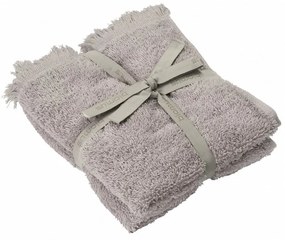 Set di 2 asciugamani in cotone grigio chiaro 30x50 cm Frino - Blomus