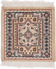 Agra Tappeto 30 x 30 (Indian) Annodato A Mano