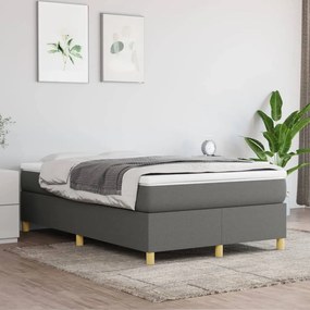 Giroletto Senza Materasso Grigio Scuro 120x200 Cm Tessuto /