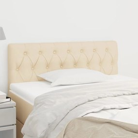 Testiera Crema 90 X 7 X 78/88 Cm İn Tessuto /