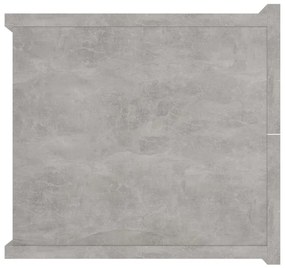 Comodini 2 pz Grigio Cemento 40x30x30 cm in Legno Multistrato