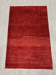 Gabbeh Tappeto 80 x 130 Rosso (Iran) Annodato A Mano