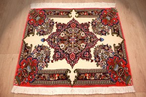 Ghom Tappeto persiano 80x70 (Iran) Annodato A Mano