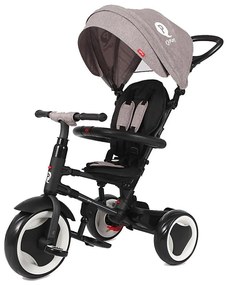 QPlay - Triciclo per bambini 3in1 RITO EVO grigio