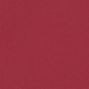 Poltrona Cabriolet con Poggiapiedi Rosso Vino in Tessuto