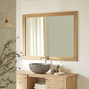 Tikamoon - Specchio in legno di teak non trattato 120x90 decorazione bagno