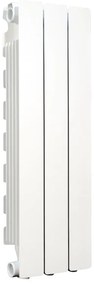 Radiatore acqua calda PRODIGE MODERN in alluminio, 3 elementi, interasse 700 mm, bianco