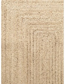 Passatoia colore naturale chiaro in iuta reversibile e tessuta a mano 80x200 cm Sharmila Natural White – Hanse Home