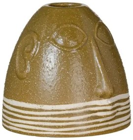 Vaso 18 x 17 x 16 cm Ceramica Marrone