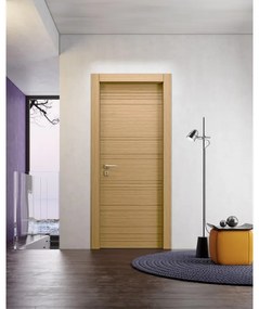 Porta battente Pta Incanto F Neu 70X210 8,5/12,5 Rev. rovere L 70 x H 210 cm reversibile
