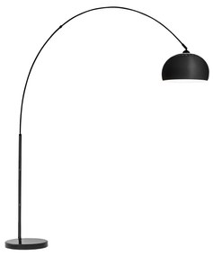 blumfeldt Nael Lampada ad Arco Schermo Argentato Base in Marmo E27 Cavo: 2 m argento