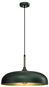 Brilagi - Lampadario a sospensione con filo ABRAHAM 1xE27/60W/230V diametro 45 cm verde