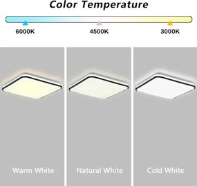 Brilagi - Plafoniera LED dimmerabile SMART LED/36W/230V 53x53 cm Wi-Fi Tuya + telecomando