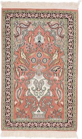 Cashmere Silk Tappeto 60x100 (Indian) Annodato A Mano