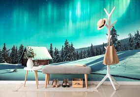 Carta da parati – Paesaggio invernale da fiaba
