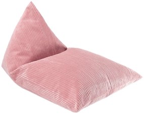 Pouf a sacco per bambini rosa con rivestimento in velluto a coste Big Lounger – Wigiwama