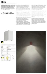 Redo 90528 - Applique da esterno BRIO LED/6W/230V 3000K IP54 marrone