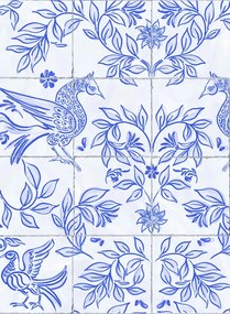 Coordonne Carta da parati Ceramica - Blue