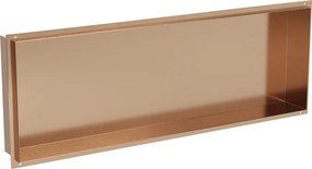 Mexen X-Wall-NR mensola da incasso senza flangia 90 x 30 cm, rame spazzolato - 19C1903010