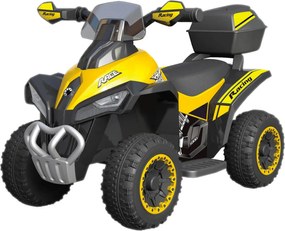 Mini Quad Elettrico per Bambini 6V Kidfun Invictus Giallo...