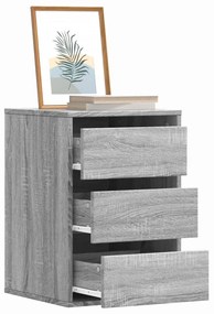 Cassettiera Angolare Grigio Sonoma 40x41x58cm Legno Multistrato /