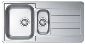 ALVEUS 1082440 - Lavello della cucina LINE 98x50 cm opaco acciaio/raso