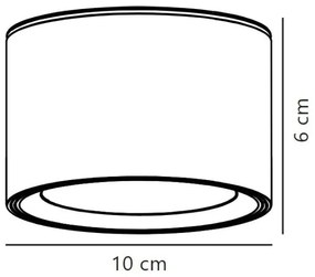 Nordlux - Faretto LED dimmerabile FALLON LED/5,5W/230V bianco
