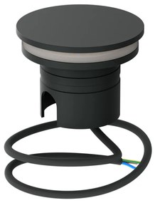 Faretto LED interrato da Giardino 6W IP67 Luce Radente 360°- Antracite